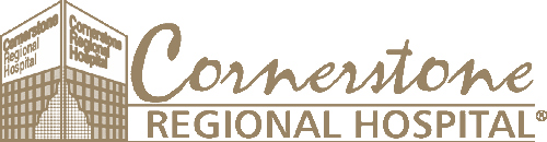Cornerstone Regional Hospital official logo with building icon