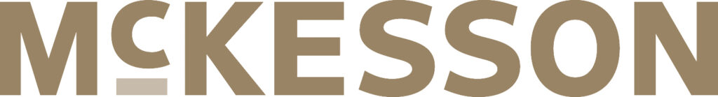 McKesson Corporation logo in tan and beige colors
