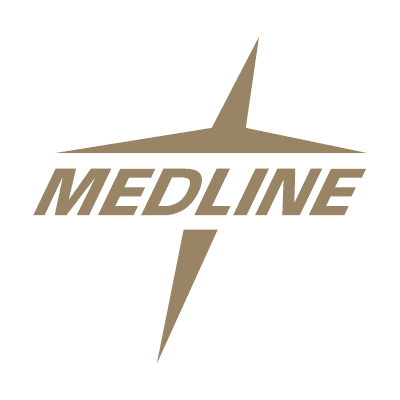 Medline company logo with star design
